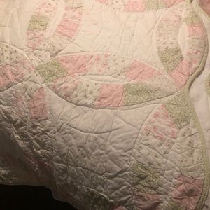 Vintage wedding ring quilt full size